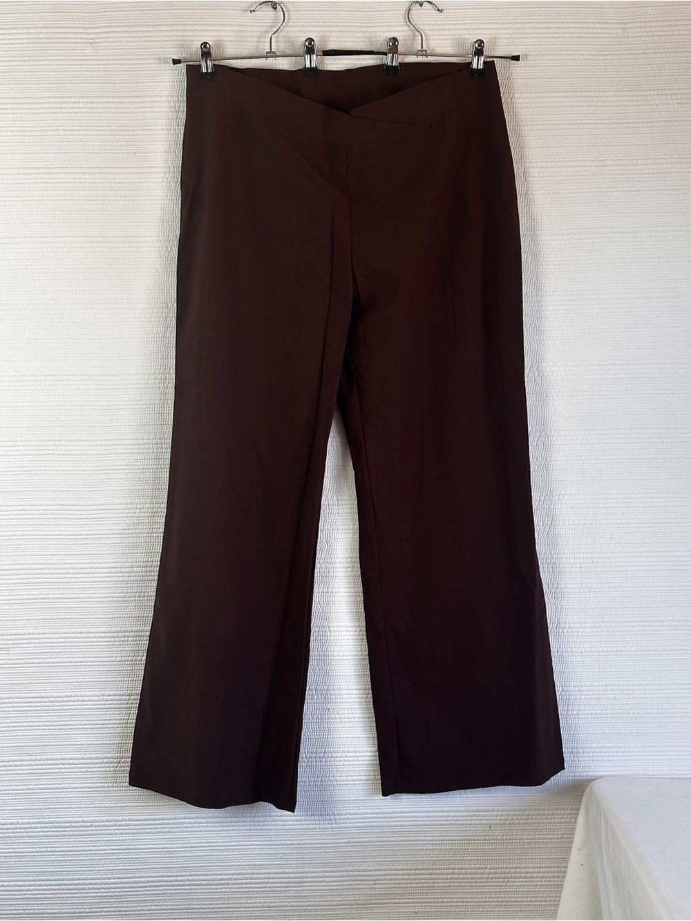 Talent Plus Women’s 5XL Brown Wide Leg Pull-On Pants Y2K Minimalist